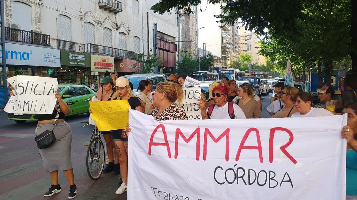La marcha se desarrolla en el centro de la ciudad.