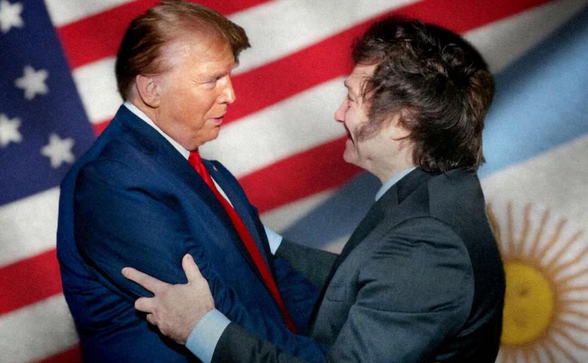 FOTO: Donald Trump y Javier Milei.