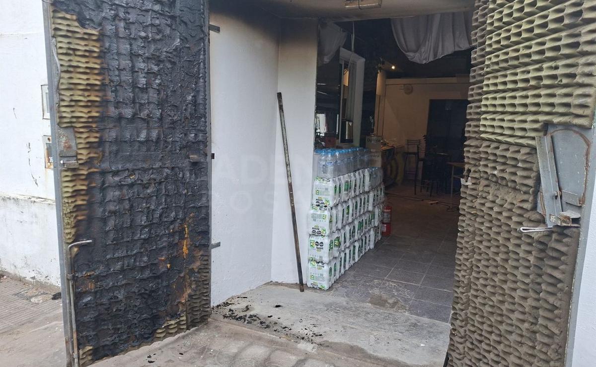 El salón de fiestas ubicado en bulevar Seguí y Maipú.