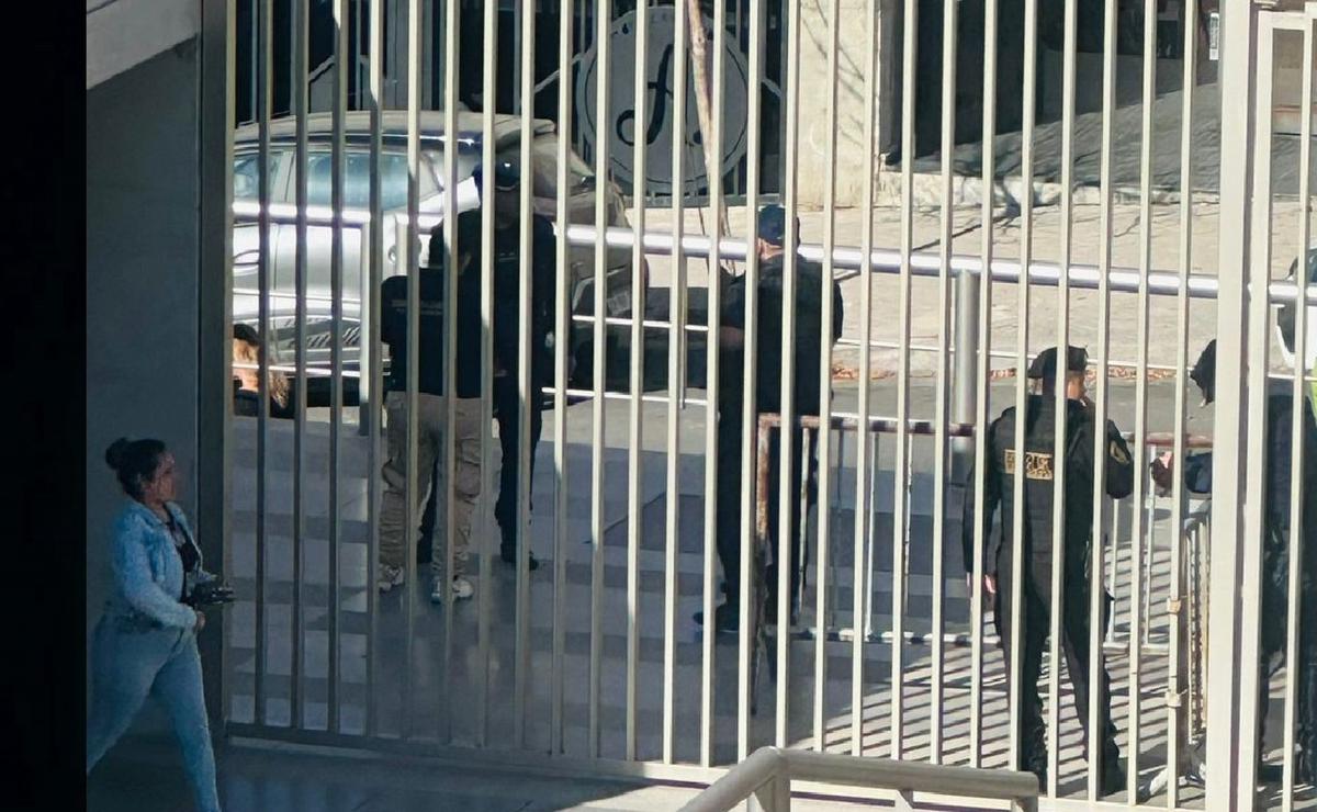 Operativo en Tribunales II por protesta de familiares de Tomás Orihuela.