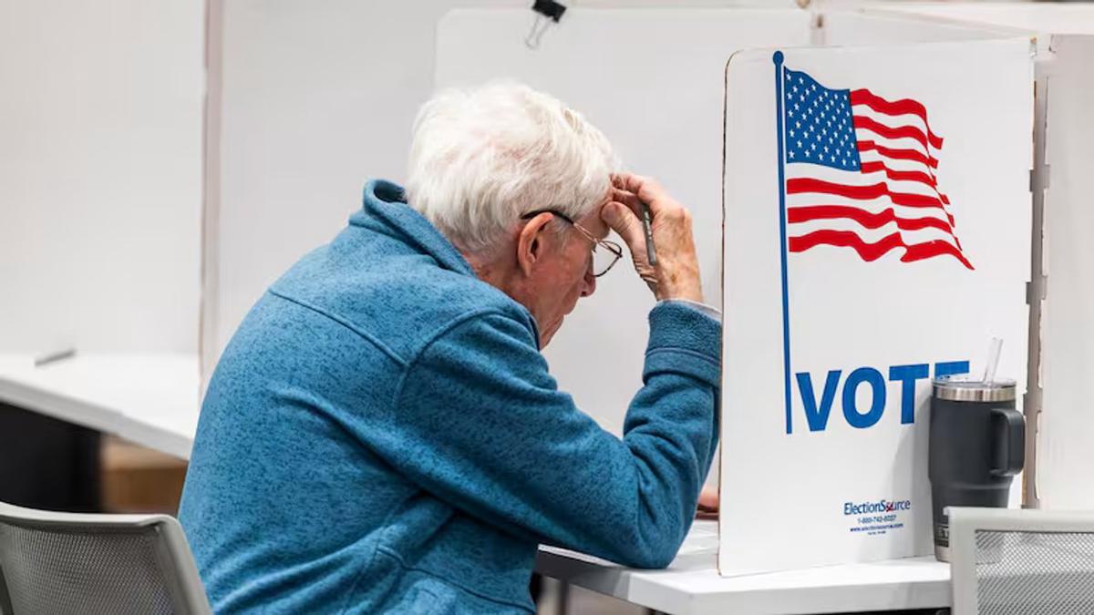 Votación anticipada en Estados Unidos.