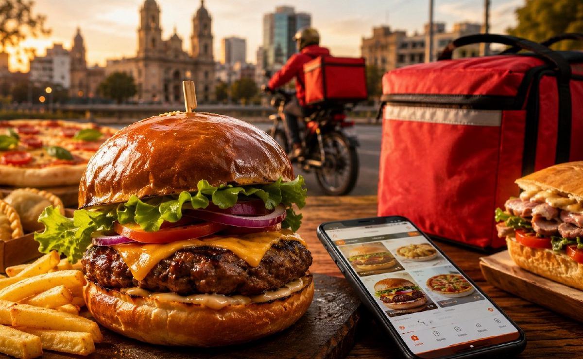 La hamburguesa gourmet desplazó a la pizza y a las empanadas. (Foto: IA)