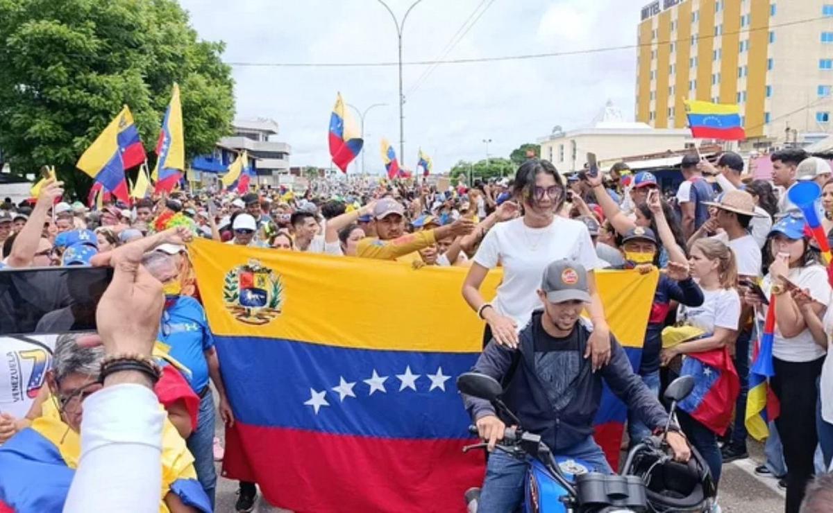 La oposición venezolana se volcó masivamente a las calles. Foto: Voluntad Popular.