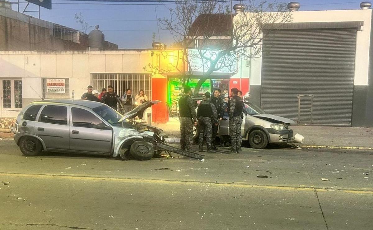 Triple choque en Córdoba.