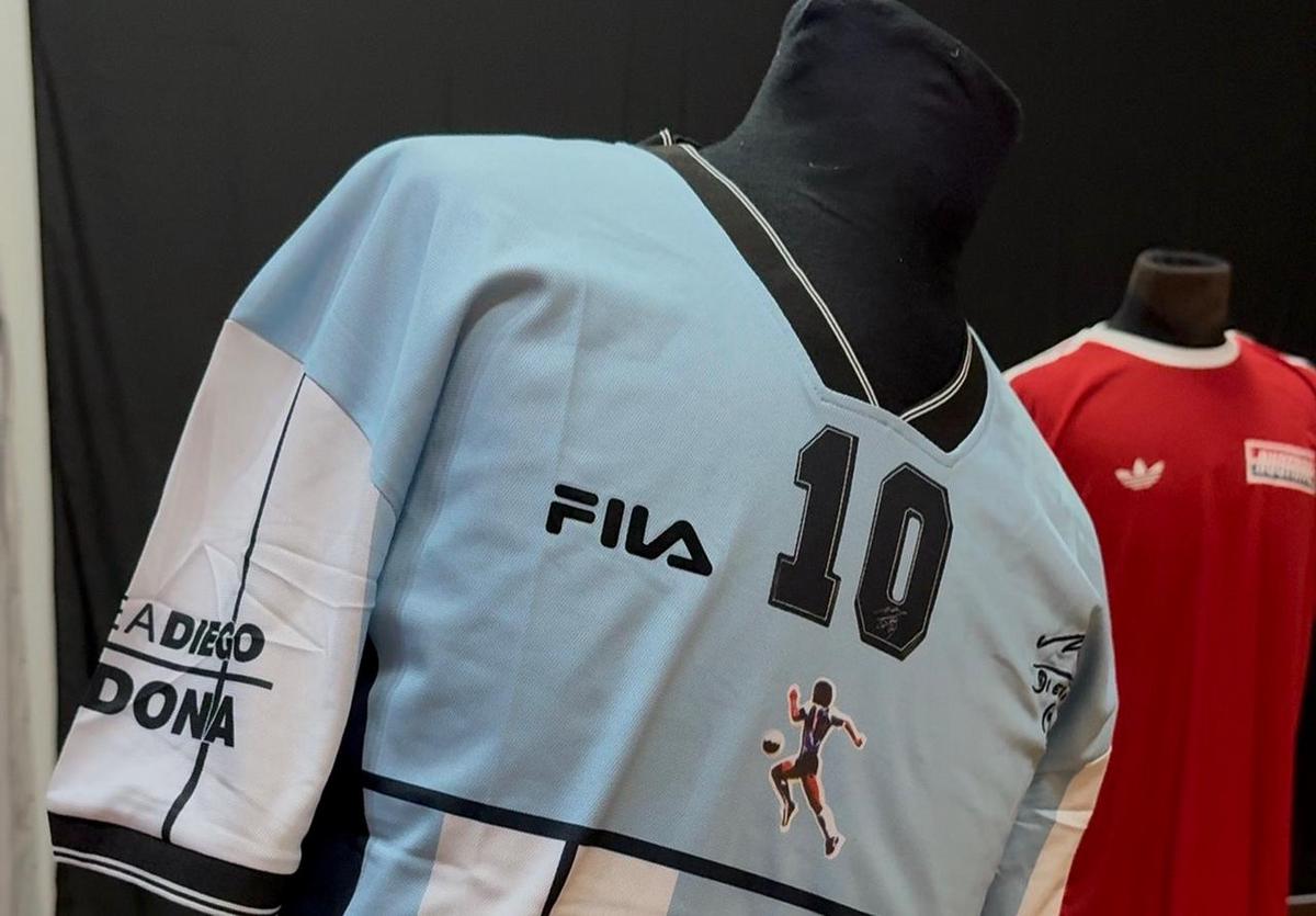 La muestra sobre Diego Armando Maradona se podrá visitar hasta el 1 de abril.
