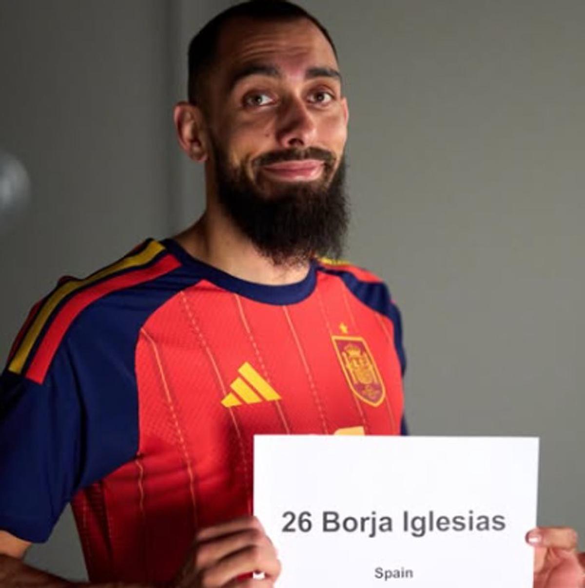 El español Borja Iglesias. (@borjaiglesias9)