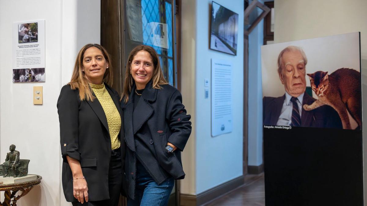 María Victoria y Mariana Kodama son dos de los cinco hermanos que hoy están a cargo de la obra de Jorge Luis Borges.