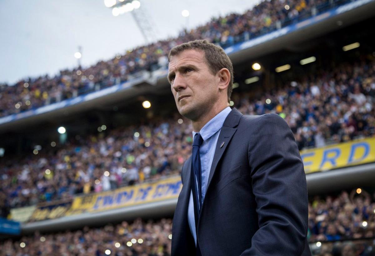 El entrenador de Boca, Rodolfo Arruabarrena