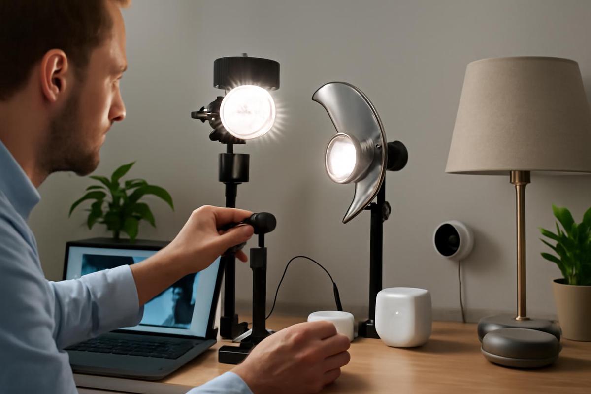 Sistema LED adaptativo para energía inalámbrica