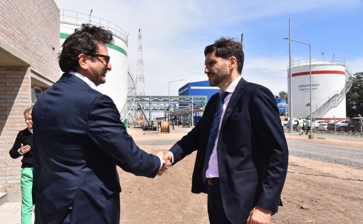 FOTO: El Grupo Albanesi inauguró este miércoles la Central de Cogeneración Arroyo Seco