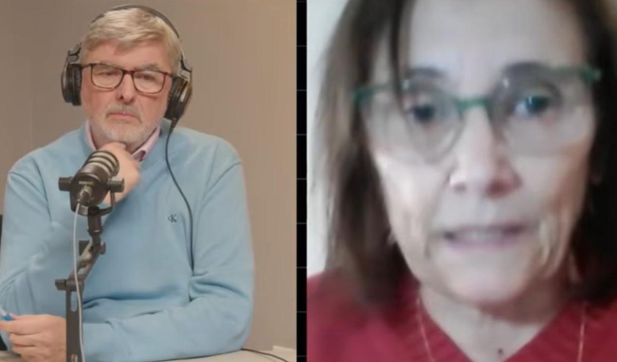 La licenciada en psicología Ángel Sannuti, entrevistada por Sergio Suppo.