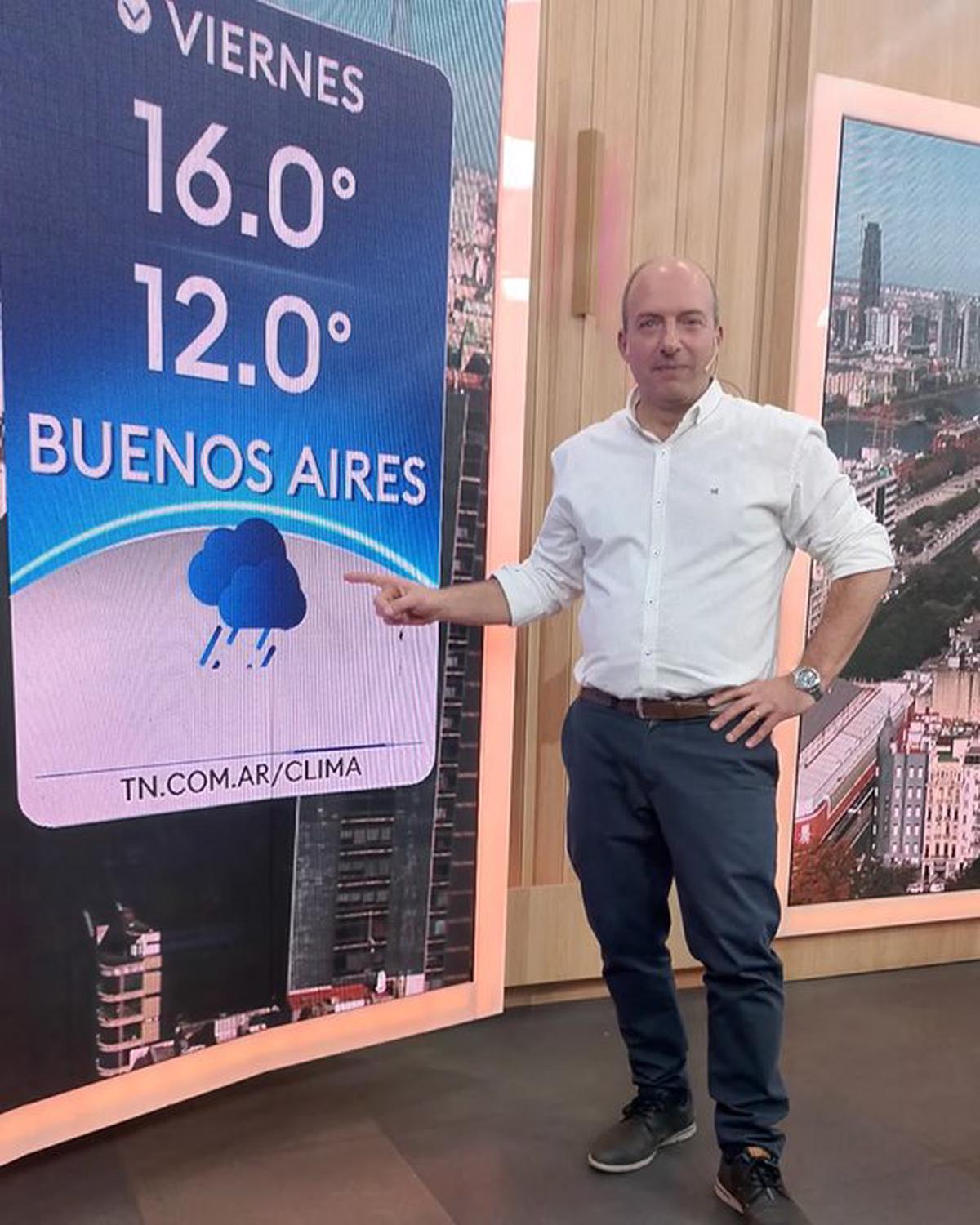Falleció Fernando Confessore, reconocido meteorólogo de TN, a los 58 años