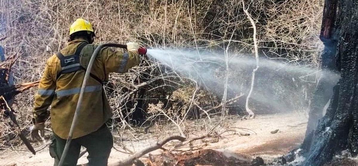 Chubut: tras dos semanas contuvieron el incendio en El Turbio