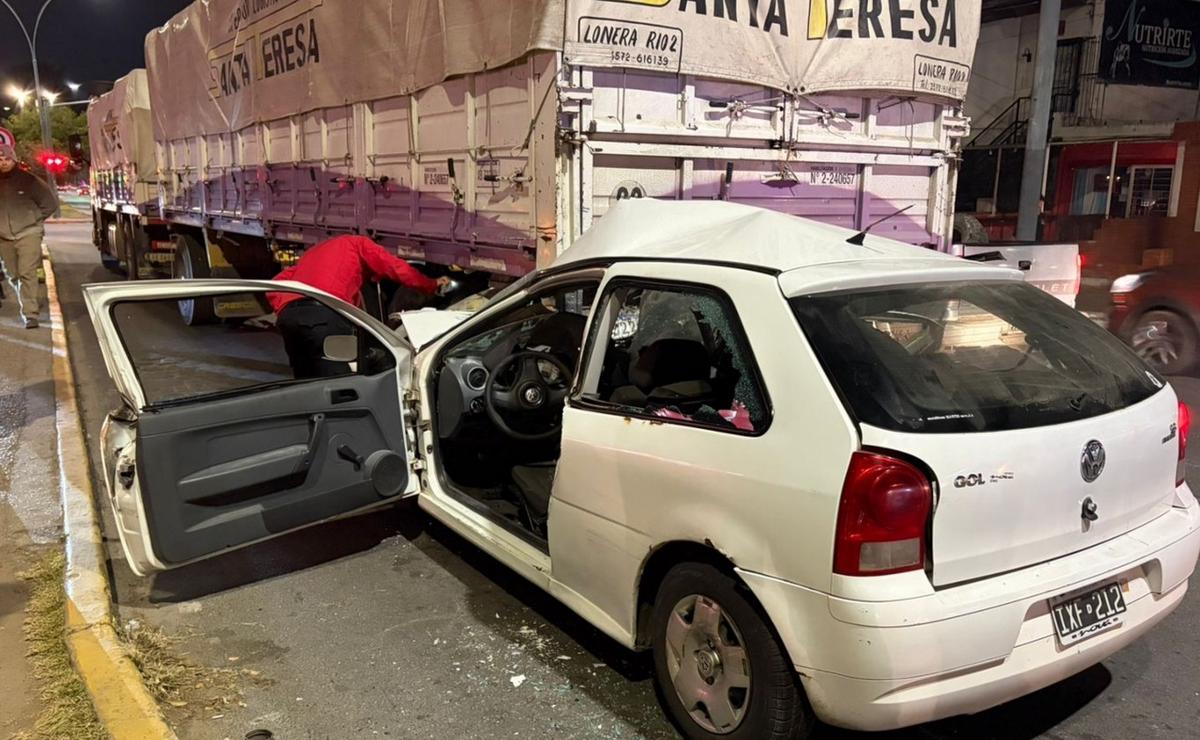 Terrible choque en Córdoba.