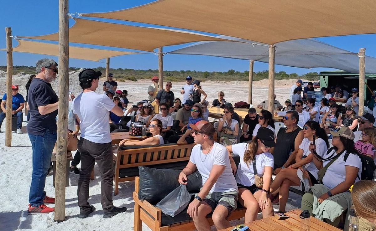 El hotel que convirtió a San José de las Salinas en un nuevo destino turístico. (Gentileza)