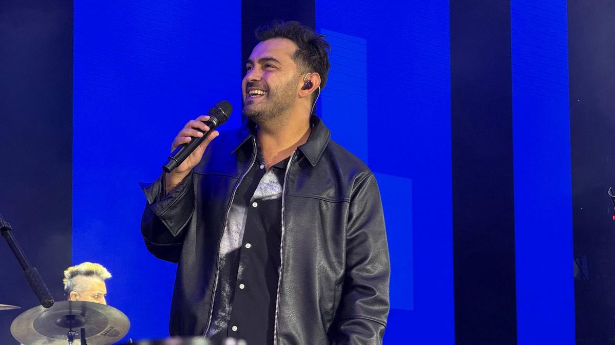 Los Nocheros y Abel Pintos compartieron escenario. (Fotos: Martín Yori/Cadena 3)