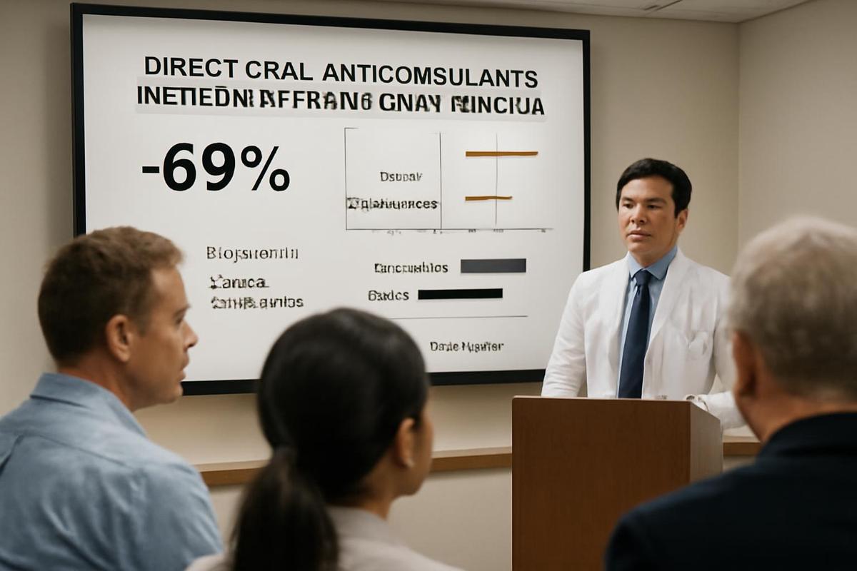 Anticoagulantes orales reducen riesgos en pacientes con fibrilación auricular