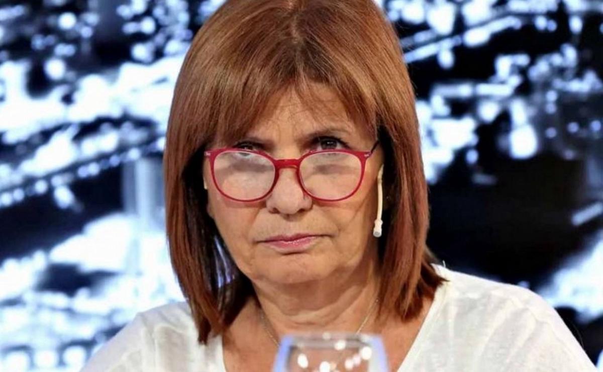 FOTO: Patricia Bullrich, ministra de Seguridad de La Nación.