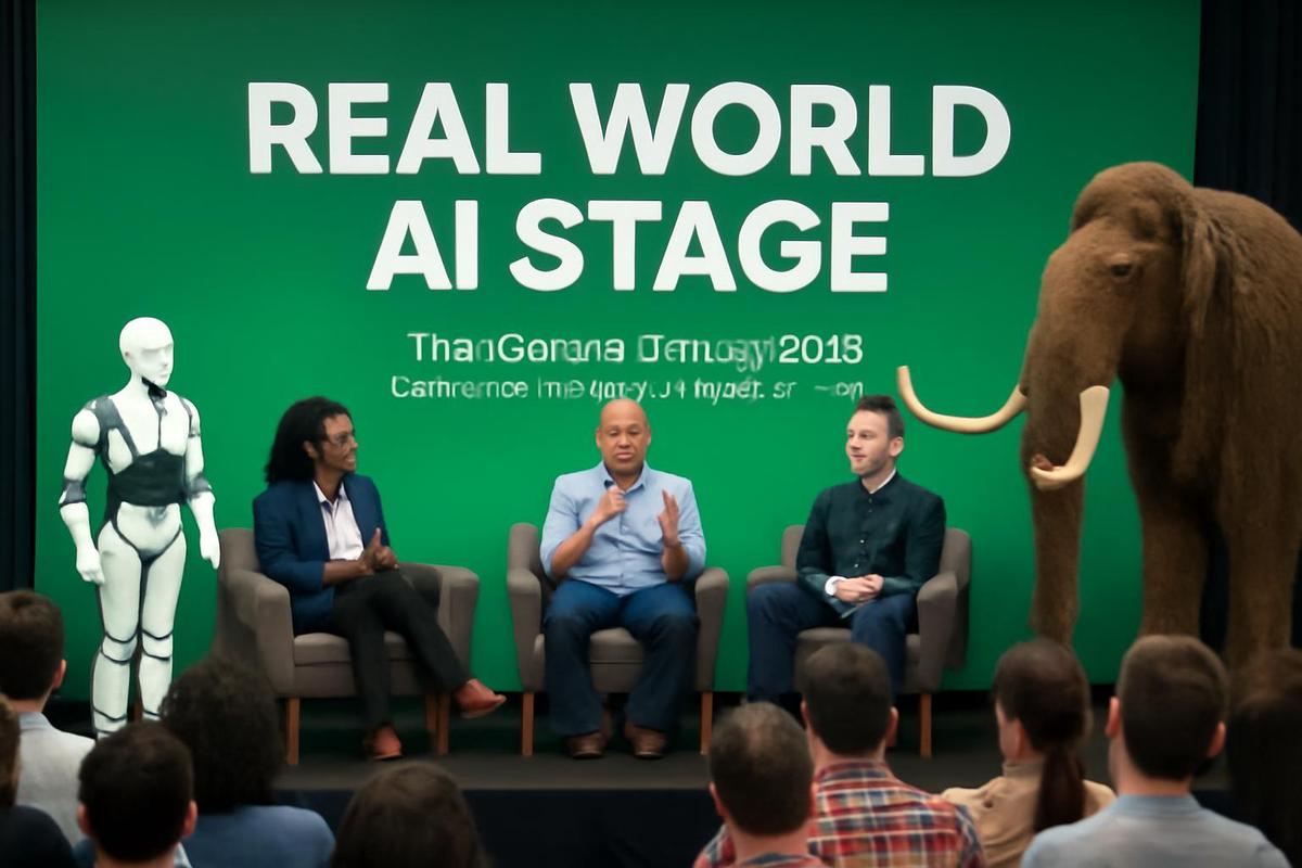 Promoción del escenario Real World AI en TechCrunch Disrupt 2026