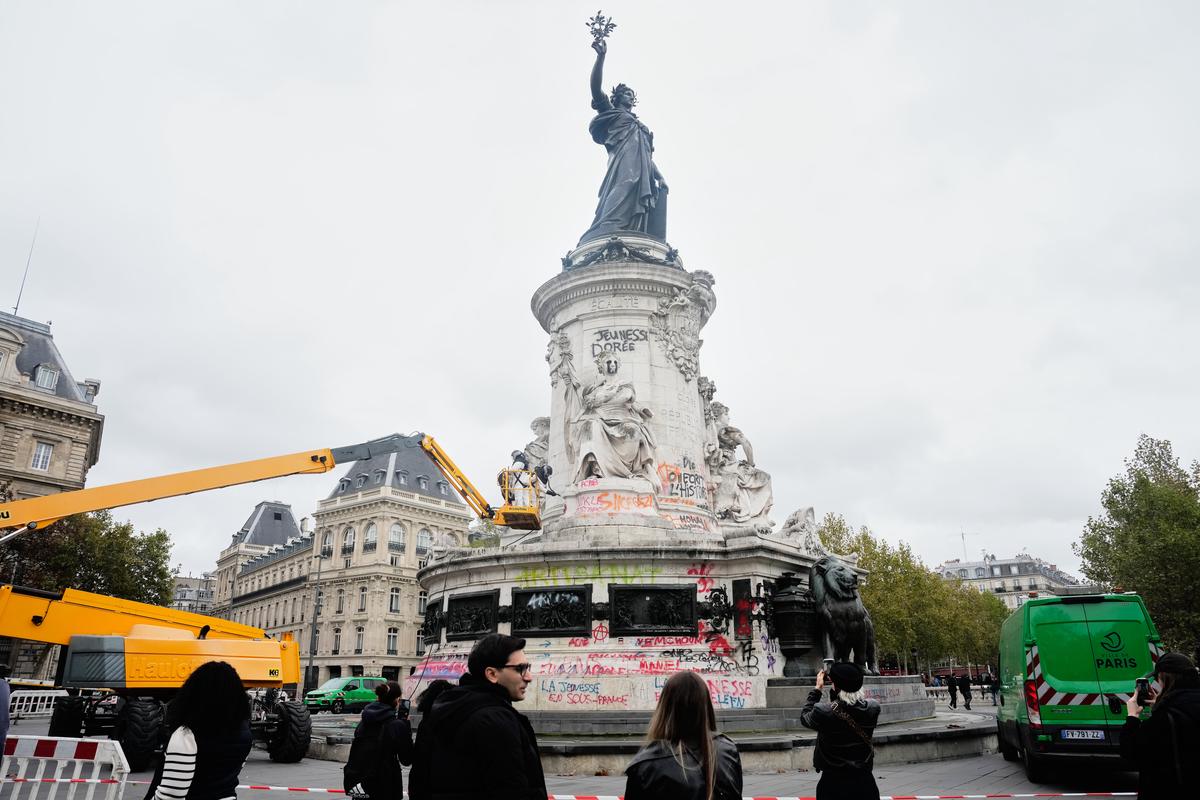 Autoridades francesas prohíben algunas protestas estudiantiles tras saqueos y choques