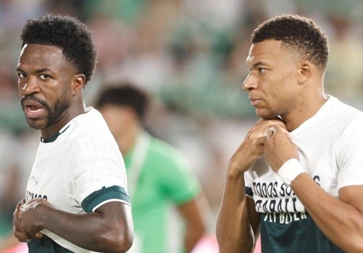 Mbappé y Vinicius no mostraron el mensaje en apoyo a Ceuta