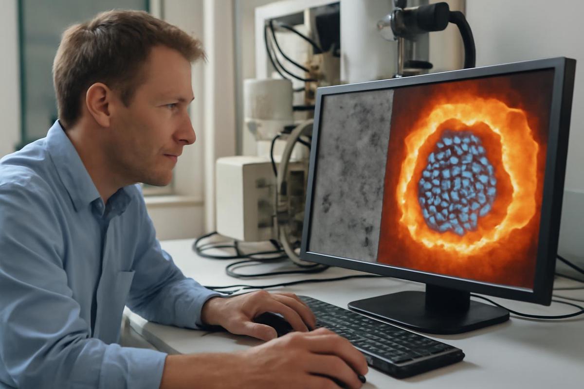 Átomos inmóviles en metales fundidos