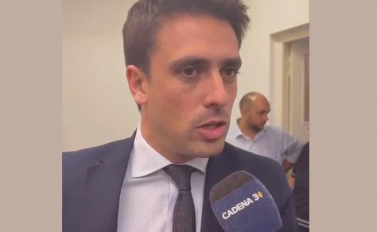 Juan Pedro Aleart en la apertura de sesiones de Javkin.