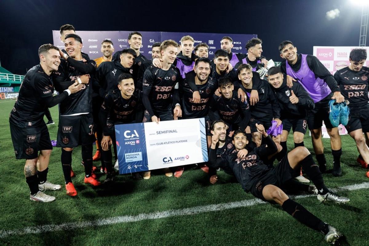 Platense en la Copa Argentina.