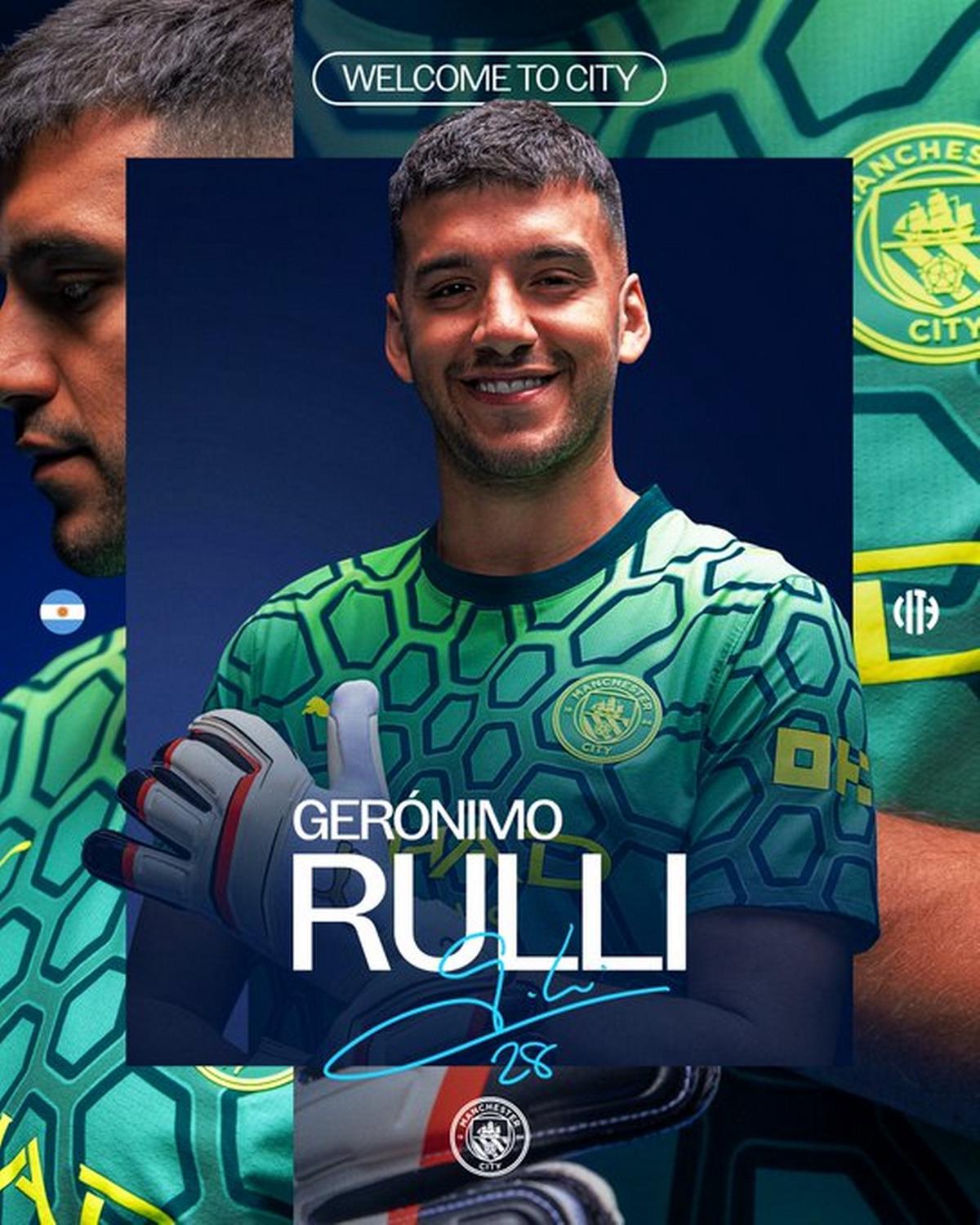 Rulli en el Manchester City