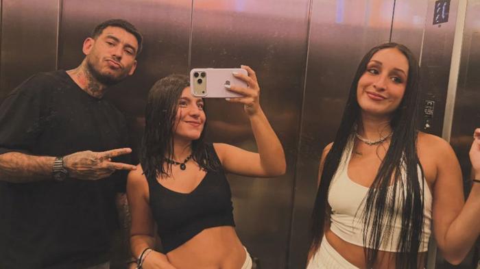 Ulises Bueno compartió una tierna postal junto a su hija y su novia durante sus vacaciones