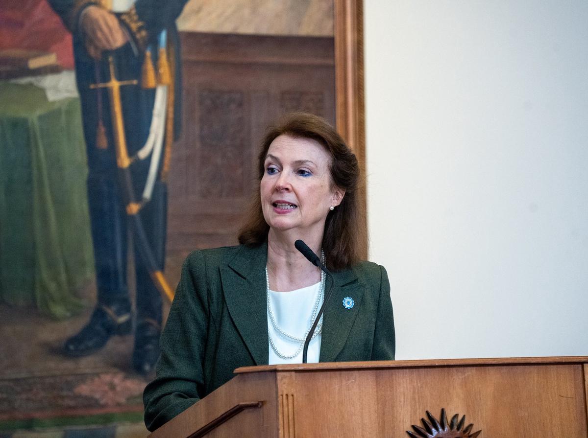 FOTO: La canciller Mondino en la presentación oficial de “Directorios Argentina Creativa".