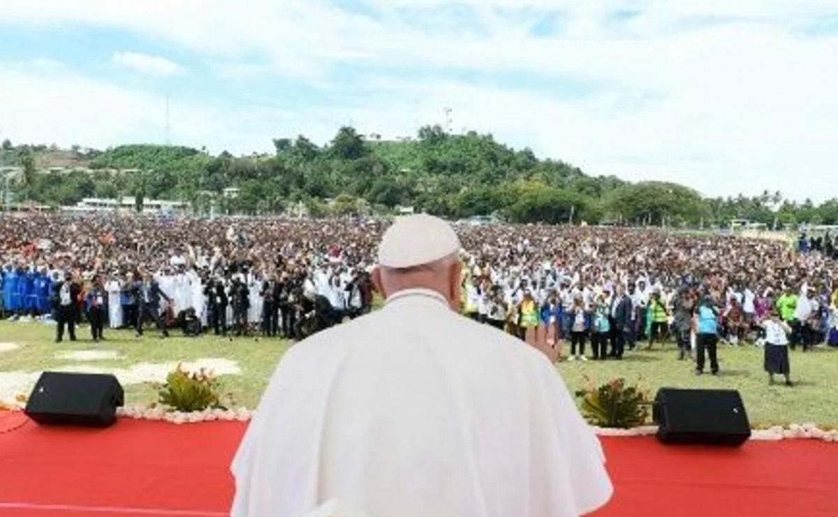 FOTO: El Papa en Vanimo.