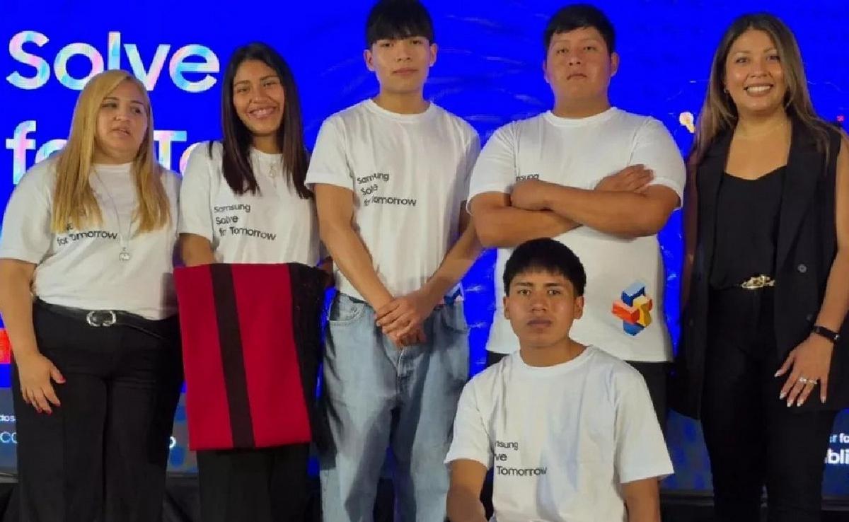 Los alumnos ganaron un concurso nacional organizado por Samsung.