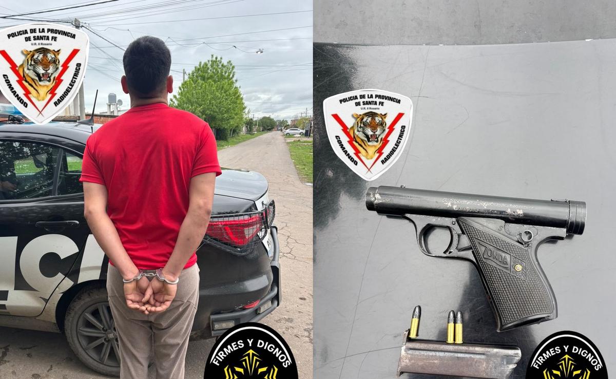 Detuvieron a un joven de 26 años por matar a un perro de un tiro en Rosario.