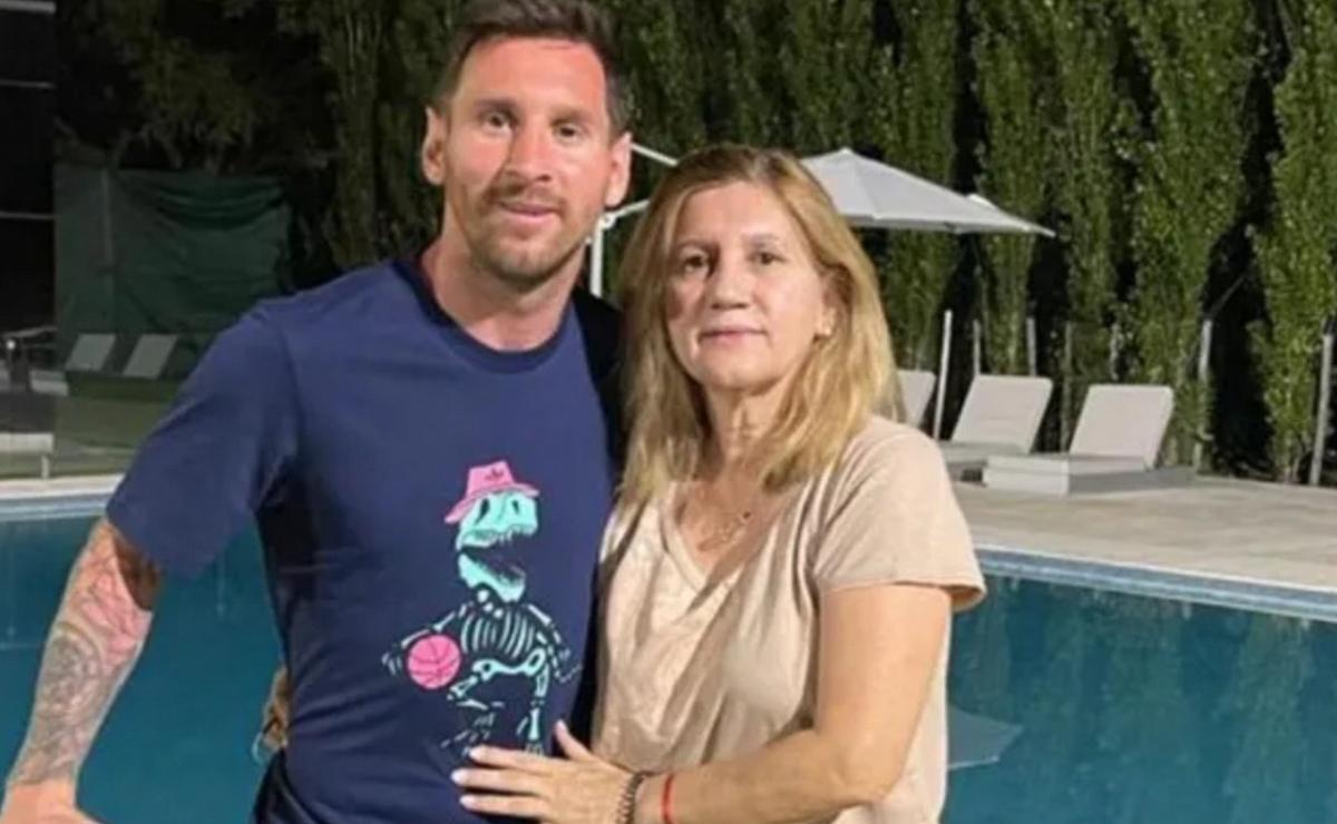 Lionel Messi y su mamá, Celia Cuccittini.