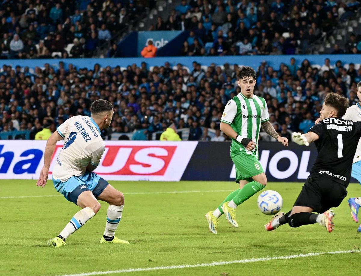 FOTO: Racing le ganó a Banfield con 