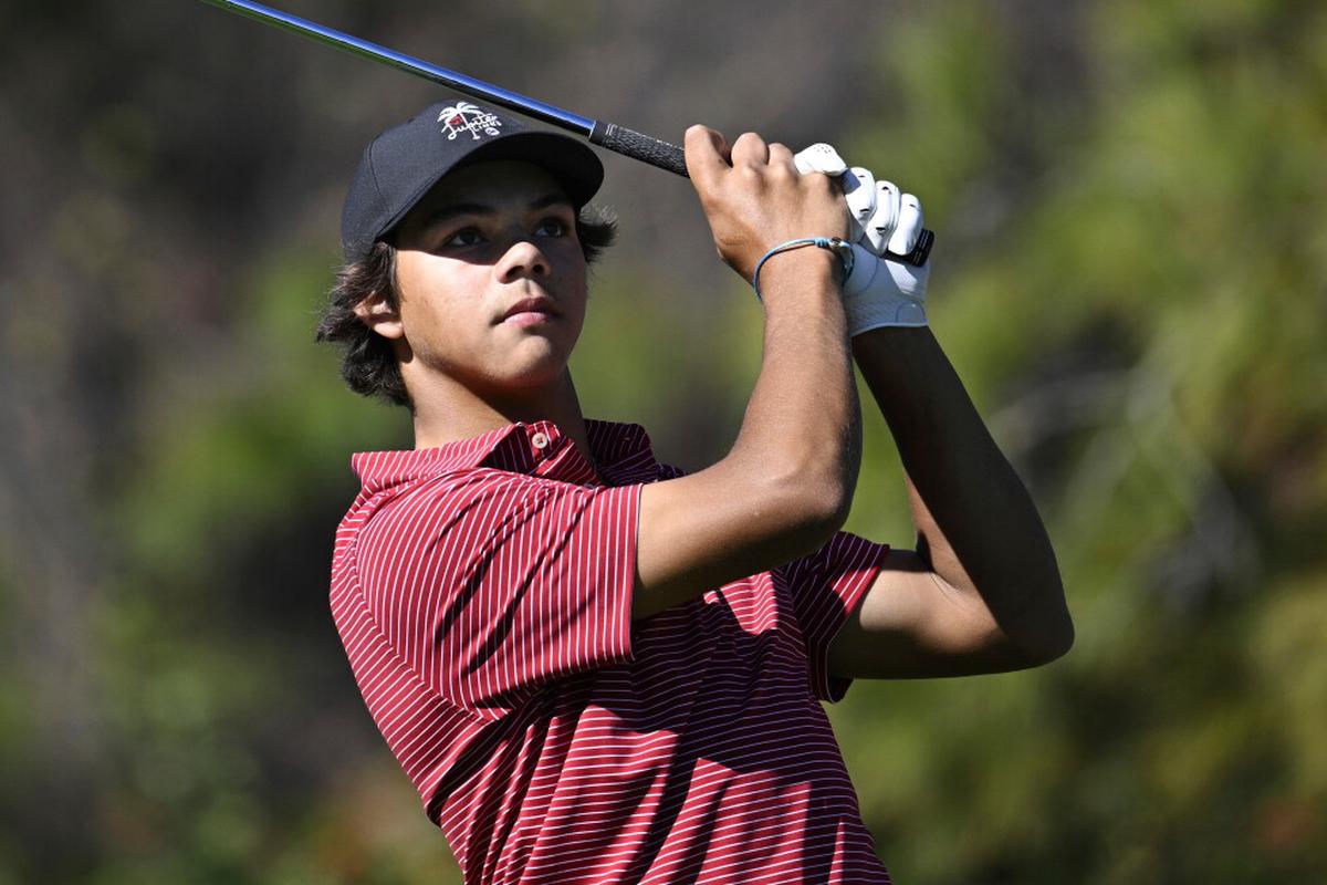 Eliminado del match play del US Junior Amateur, Charlie Woods se queja de cámaras