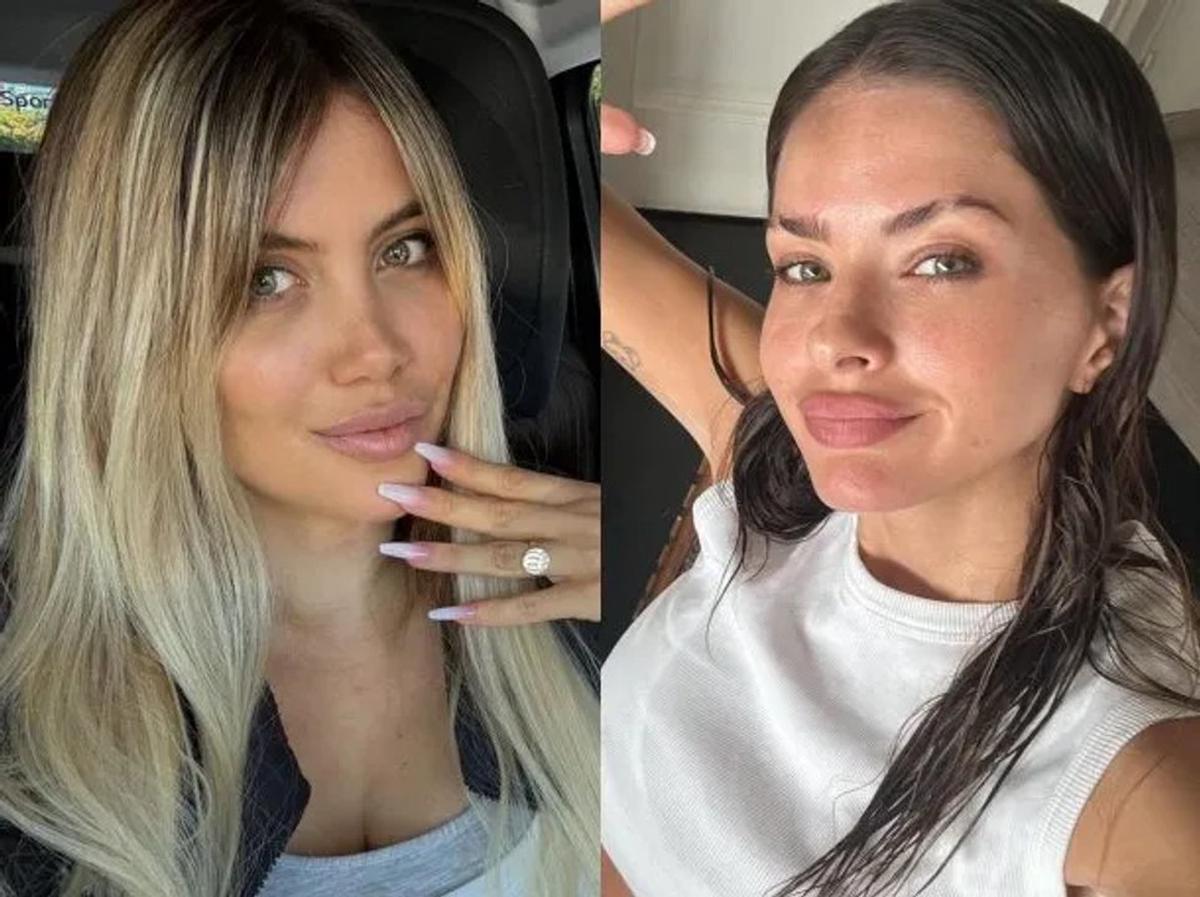 Wanda y La China Suárez. Foto: Agencia NA/ redes sociales.