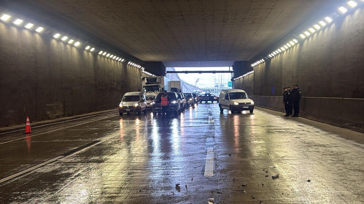 El choque en cadena ocurrió en la Circunvalación.