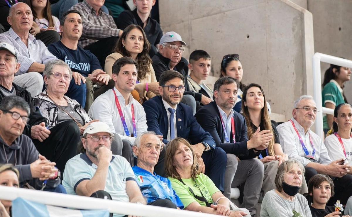Maximiliano Pullaro en los Juegos Suramericanos.