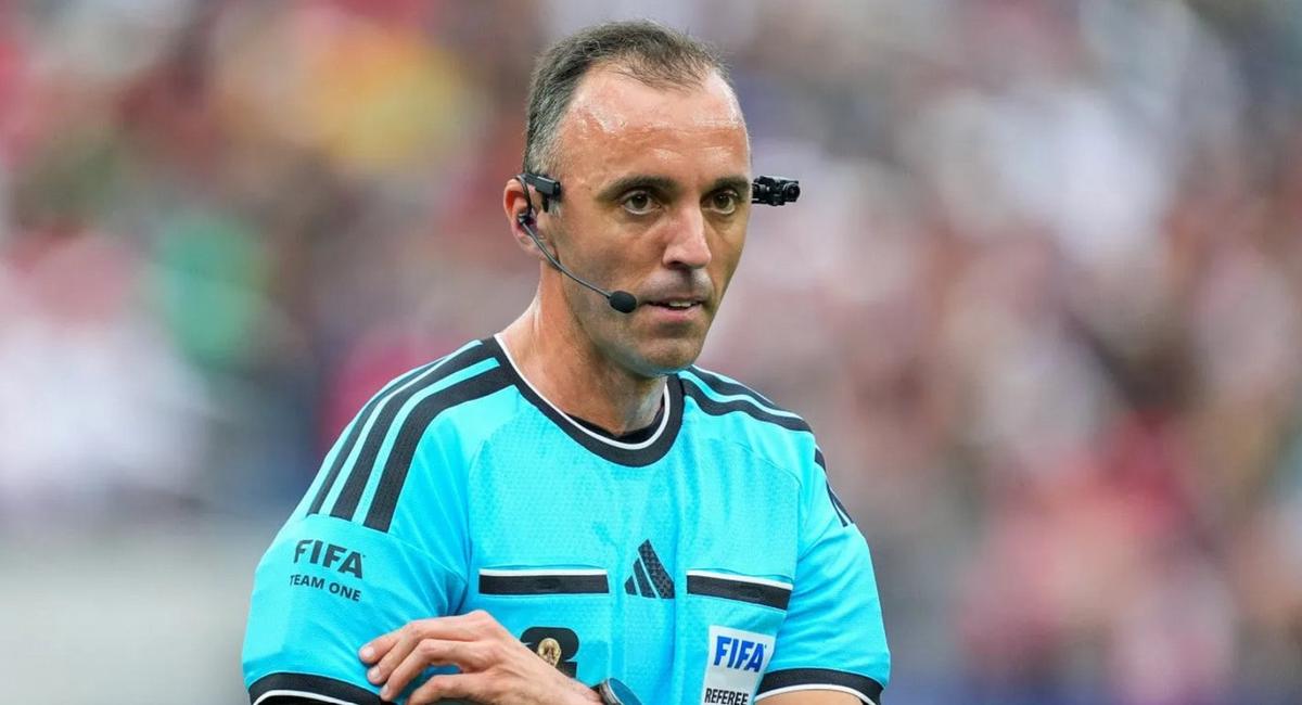 El portugués João Pinheiro dirigirá el Argentina-Suiza (Foto: TyC)