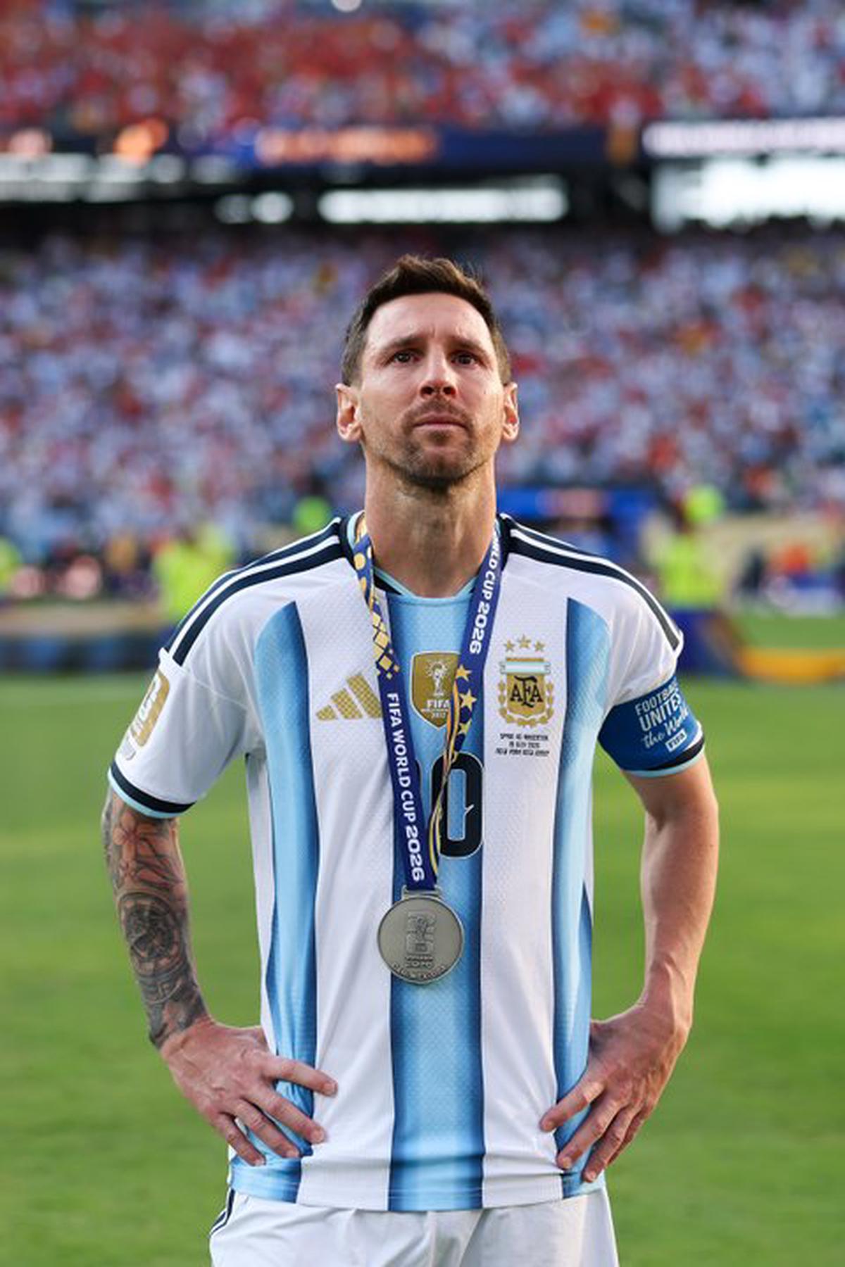 Lionel Messi tras la derrota en la final del Mundial 2026.