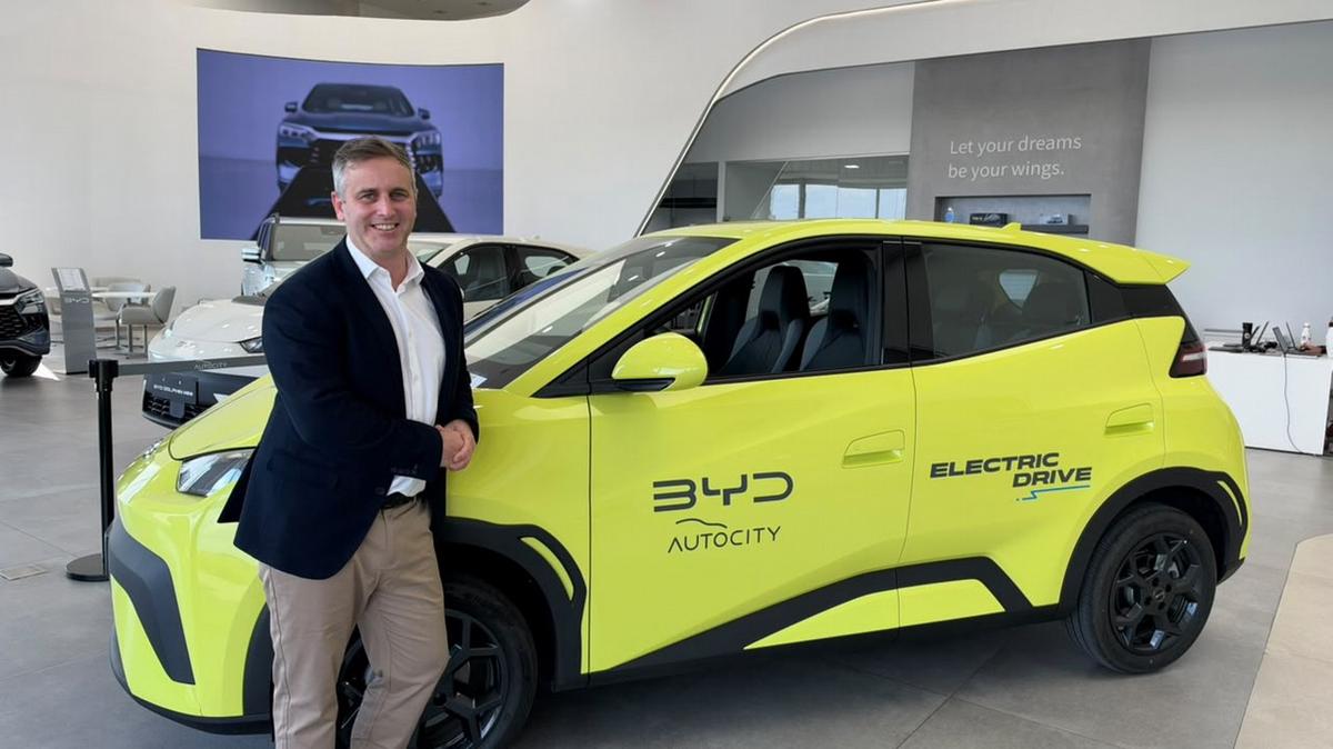 Nicolás Konsol gerente de marketing de BYD Argentina.