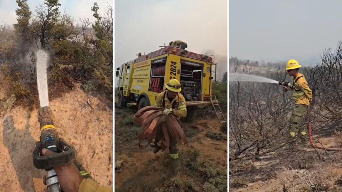 Incendios en la Patagonia: Buenos Aires envía brigadistas y recursos pesados