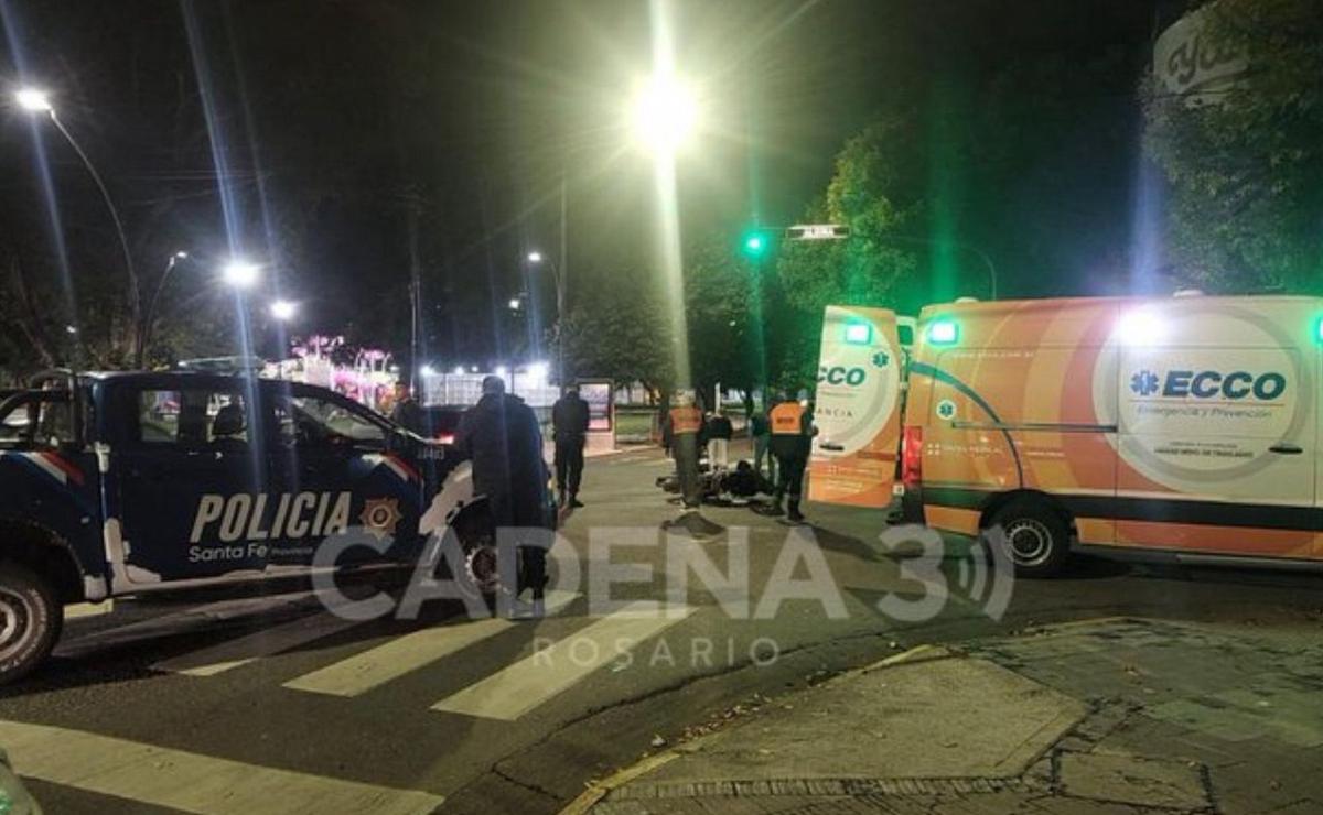 El choque del entrenador de NOB llevó a la intervención policial.