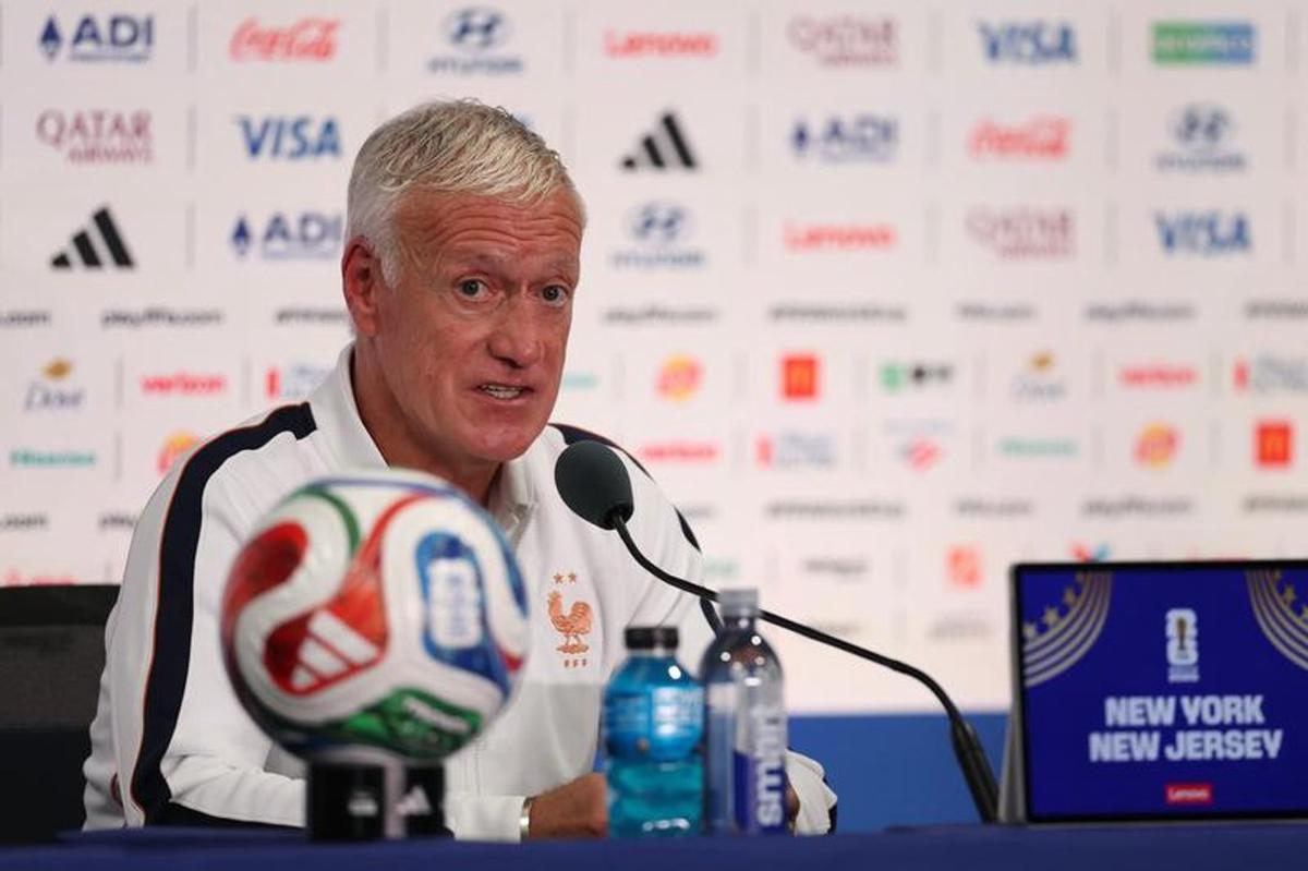 Didier Deschamps y su opinión a la terna arbitral contra Marruecos en cuartos de final.