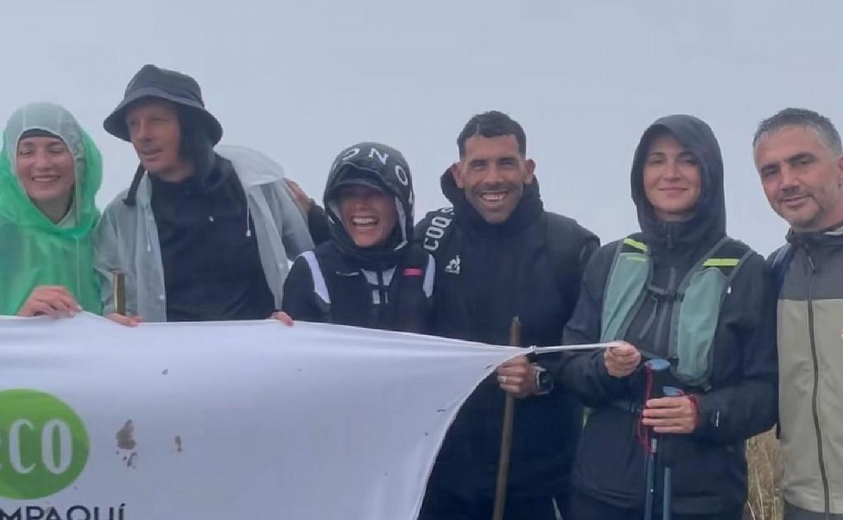 Tevez en el Champaquí.