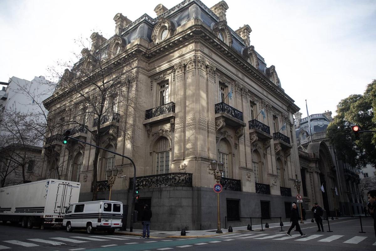 El edificio de la Cancillería.