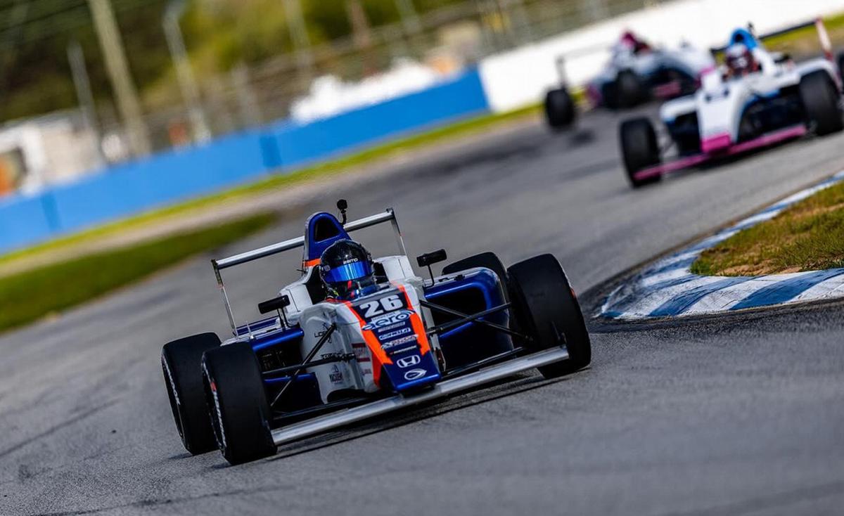 FOTO: Lázaro Bainotti completó las dos finales de Fórmula 4 Americana en Sebring