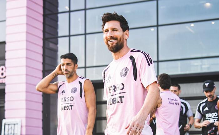 Tras la despedida de la selección, Messi volvió a entrenar con el Inter Miami